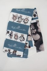 画像1: Royal Princess Alice / Cat in Wonderlandねこ助コラボタイツ  ブルー I-26-06-29-127-LO-ZA-TE-ZI (1)