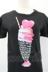 画像4: MILK / SweetsメッセージパフTee  黒 I-26-06-29-013-ML-TO-TE-ZI (4)