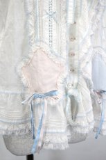 画像5: PINK HOUSE / 星形ワッペン付き配色フリルベスト  白 I-26-06-29-020-LO-TO-TE-ZI (5)