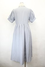 画像3: m petit by misako / ストライプワンピース S グレーＸ白 I-26-07-01-034-LO-OP-SA-ZI (3)