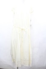 画像1: INGEBORG / トーションレース使いワンピース 3(サイズ9号) アイボリー I-26-07-01-044-LO-OP-SA-ZI (1)