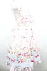 画像3: axes femme kawaii / ダイナーカフェジャンパースカート  ピンク I-26-07-01-065-AX-OP-SA-ZI (3)