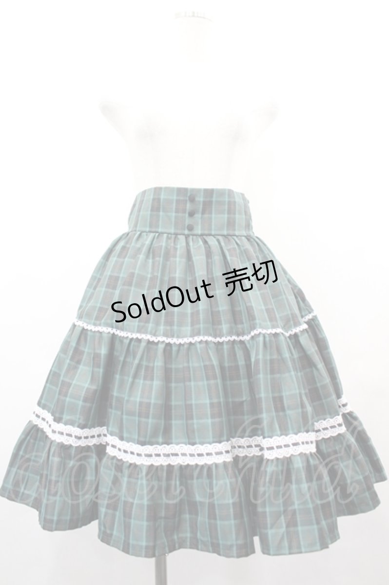画像1: Eri Aino's collaboration / シャーロットの水曜日スカート S グリーン I-26-07-01-076-LO-SK-SA-ZI (1)