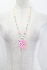 画像1: Angelic Pretty / POP Heartロリポップネックレス  ピンク I-26-07-01-090-AP-AC-SA-ZI (1)