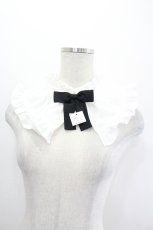 画像1: MILK / Dress upカラー＆カフス  ホワイト×ブラック I-26-07-01-092-ML-ZA-SA-ZI (1)