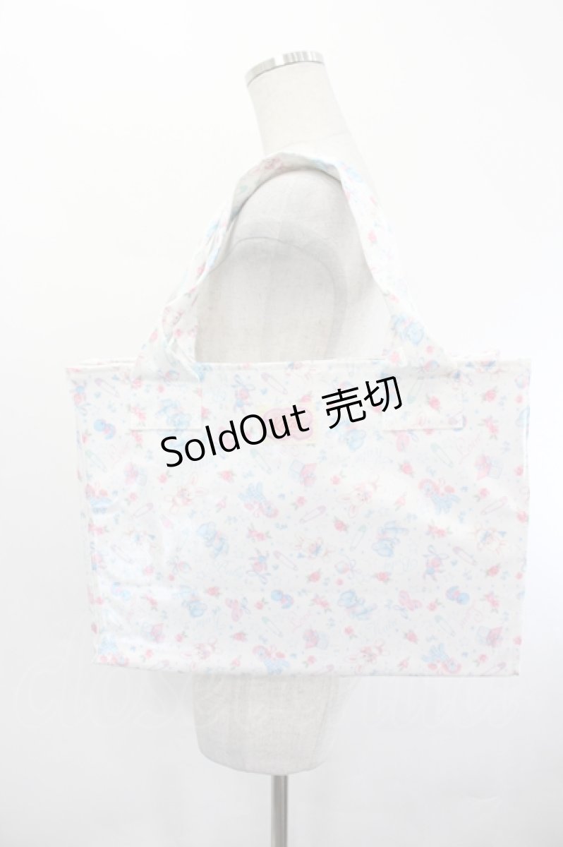 画像1: Katie / BABY TOYS tote L  ホワイト I-26-07-01-094-LO-BG-SA-ZI (1)