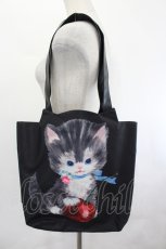 画像1: MILK / CHERRY CAT BAG  ブラック I-26-07-01-096-ML-BG-SA-ZI (1)
