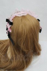 画像3: BABY,THE STARS SHINE BRIGHT / Eternal Ribbon Featheryヘッドドレス  ピンクＸ黒 I-26-07-01-104-BA-AC-SA-ZI (3)