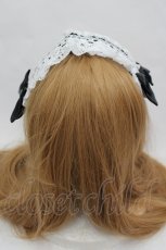 画像3: BABY,THE STARS SHINE BRIGHT / くみゃちゃんのLovely Paradeヘッドドレス  黒Ｘ白 I-26-07-01-105-BA-AC-SA-ZI (3)