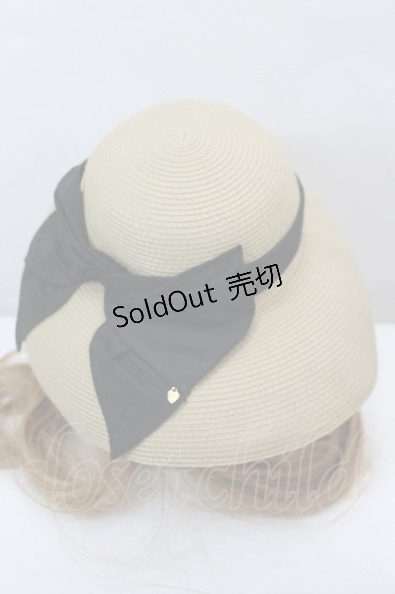 画像3: MILK / summerブリムHAT  ベージュ×クロ I-26-07-01-113-ML-AC-SA-ZI (3)