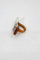 画像2: MILK / Twin ribbon ring  ブラウンべっ甲×オフラメ I-26-07-01-118-ML-AC-SA-ZI (2)