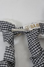 画像3: BABY,THE STARS SHINE BRIGHT / Flancesca Ribbonリボンクリップ  黒Ｘ白チェック I-26-07-01-125-BA-AC-SA-ZI (3)