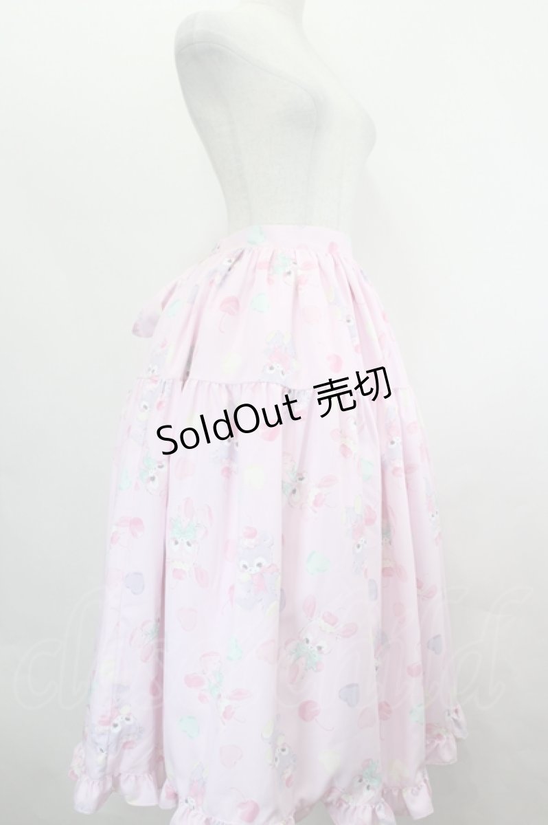 画像3: Chalmiere / FancyDollsスカート M ピンク I-26-07-03-095-AX-SK-SA-ZI (3)