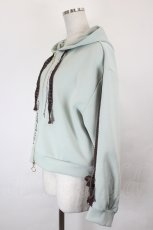 画像3: axes femme / トーションレース刺繍パーカー M ミント I-26-07-03-011-AX-TO-SA-ZI (3)