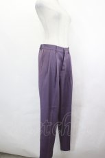 画像3: AXES-X / センタープレスツータックパンツ M パープル I-26-07-03-114-LO-PA-SA-ZI (3)