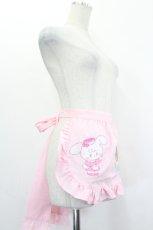 画像3: axes femme kawaii / mikkoコラボ刺繍エプロン  ピンク I-26-07-03-117-AX-SK-SA-ZI (3)