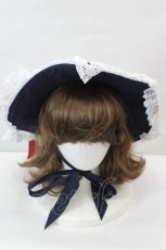 画像1: ALICE and the PIRATES / エレーヌトリコロールHat  ネイビーＸレッド I-26-07-03-127-PA-AC-SA-ZI (1)