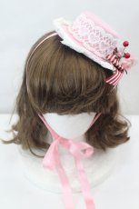 画像1: BABY,THE STARS SHINE BRIGHT / Heart Berry ミニハット  ピンク I-26-07-03-129-BA-AC-SA-ZI (1)