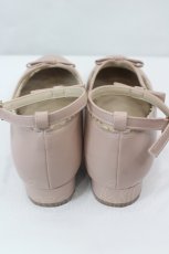 画像2: m petit by misako / リボンスカラップパンプス LL ブラウン I-26-07-03-130-LO-SH-SA-ZI (2)