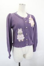 画像3: axes femme kawaii / ハロウィンナイト刺繍カーデ  ラベンダー I-26-07-05-038-AX-TO-SA-ZI (3)