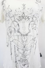 画像4: Ozz Croce / ゴシックプリントトップス  白 I-26-07-05-053-OO-TO-TE-ZI (4)