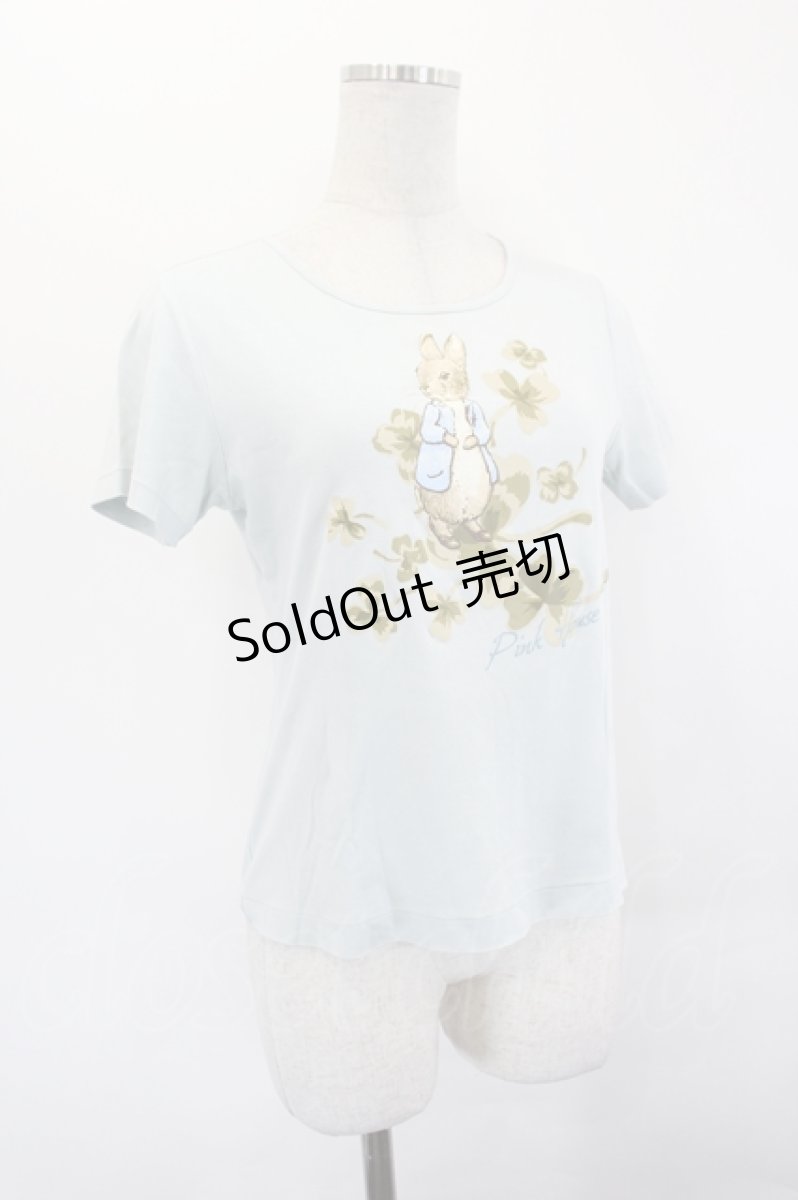 画像3: PINK HOUSE / ピーターラビットプリントTシャツ  サックス I-26-07-05-057-LO-TO-SA-ZI (3)