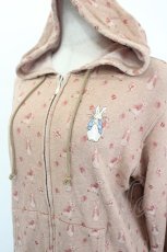 画像4: PINK HOUSE / ピーターラビット総柄パーカー  ピンク I-26-07-05-066-LO-TO-SA-ZI (4)