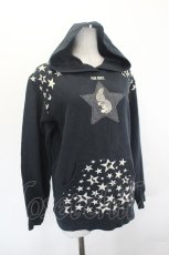 画像3: PINK HOUSE / 星柄&うさぎラグランパーカー  黒Ｘ白 I-26-07-05-067-LO-TO-SA-ZI (3)