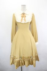 画像1: Amavel / Histoire Osmanthusワンピース  イエロー I-26-07-05-075-CA-OP-SA-ZI (1)