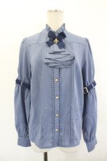 画像1: Amavel / Fleur de lis袖2WAYブラウス   I-26-07-05-009-CA-BL-SA-ZI (1)