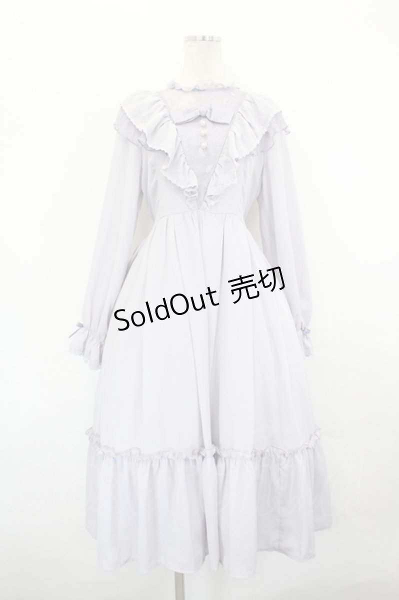 画像1: axes femme kawaii / ヴィンテージシフォンワンピース   I-26-07-05-082-AX-OP-SA-ZI (1)