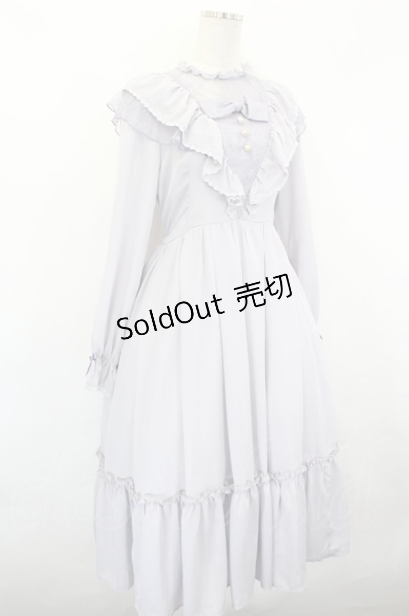 画像4: axes femme kawaii / ヴィンテージシフォンワンピース   I-26-07-05-082-AX-OP-SA-ZI (4)
