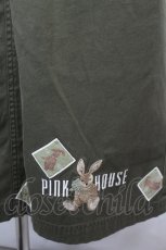 画像3: PINK HOUSE / 裾うさぎさん刺繍スカート  カーキ I-26-07-05-101-LO-SK-SA-ZI (3)