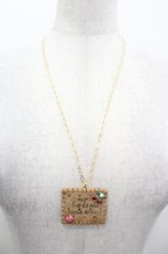 画像2: BABY,THE STARS SHINE BRIGHT / La Patisserie〜Mon peche mignon〜ネックレス  ブラウン I-26-07-05-113-BA-AC-SA-ZI (2)