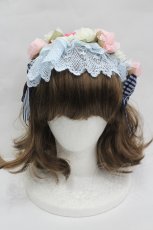 画像2: BABY,THE STARS SHINE BRIGHT / Ex libris Coppeliaヘッドドレスカチューシャ  ブルー I-26-07-05-125-BA-ZA-SA-ZI (2)