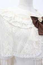 画像5: Amavel / Secret Macaronレースケープブラウス   I-26-07-05-002-CA-BL-SA-ZI (5)