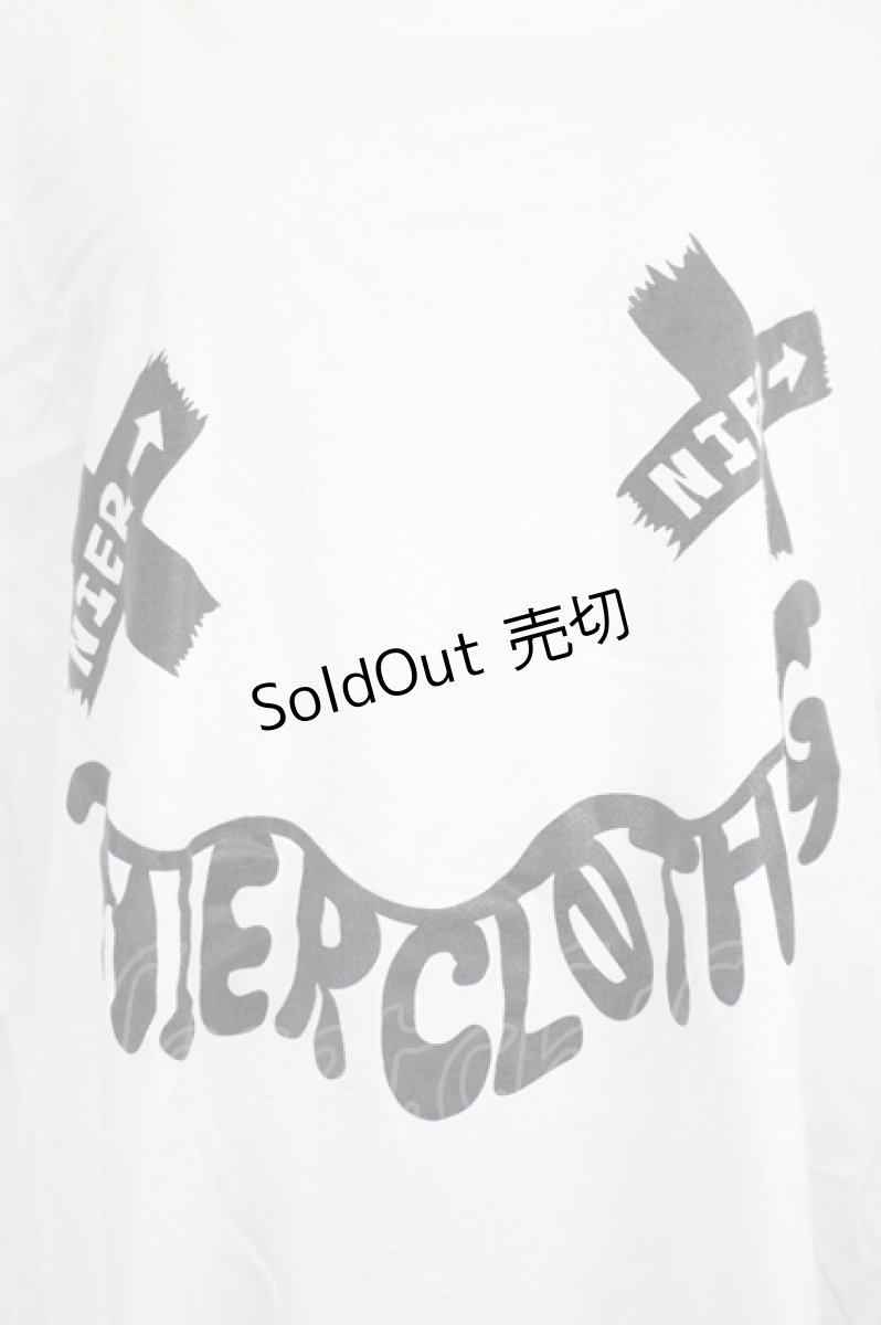 画像3: NieR Clothing / おかおプリントBIG TEE XXXL 白Ｘ黒 I-26-07-07-038-PU-TO-SA-ZI (3)