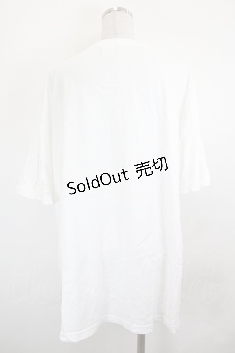 画像2: NieR Clothing / 手書き風プリント BIG TEE XL 白Ｘ黒 I-26-07-07-039-PU-TO-SA-ZI (2)