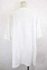 画像2: NieR Clothing / 手書き風プリント BIG TEE XL 白Ｘ黒 I-26-07-07-039-PU-TO-SA-ZI (2)