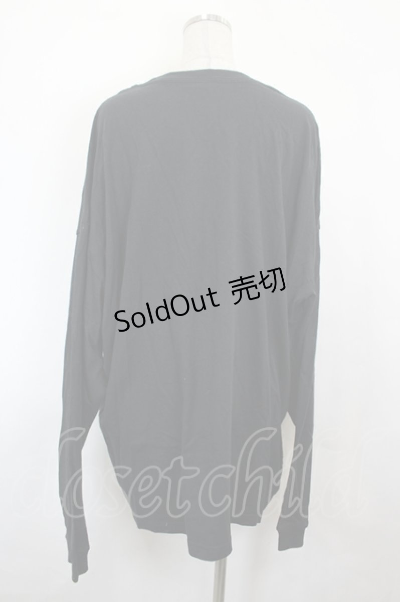 画像2: NieR Clothing / うさぎさんカットソー XL 黒 I-26-07-07-041-PU-TO-SA-ZI (2)