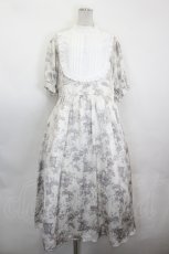 画像1: m petit by misako / トワルドジュイワンピース 3L 白 I-26-07-07-053-LO-OP-SA-ZI (1)