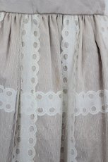 画像3: Jane Marple / レースチュール切替ジャンパースカート  ピンク I-26-07-07-060-JM-OP-SA-ZI (3)