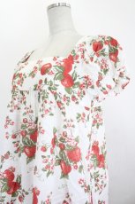 画像3: Jane Marple / Strawberryプリントチュニック  白Ｘ赤Ｘ緑 I-26-07-07-062-JM-OP-SA-ZI (3)