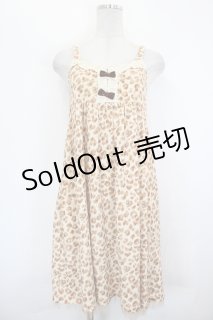 Shirley Temple / レオパードワンピース 150 ブラウン I-26-07-07-085