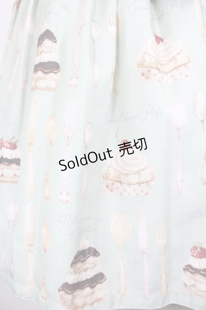 画像3: Leur Getter / Cream Choux Puff袖付ワンピース  ミント I-26-07-07-092-LU-OP-SA-ZI (3)