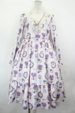 画像1: Melody BasKet / Lavender gardenワンピース M ピンク I-26-07-07-093-LO-OP-SA-ZI (1)
