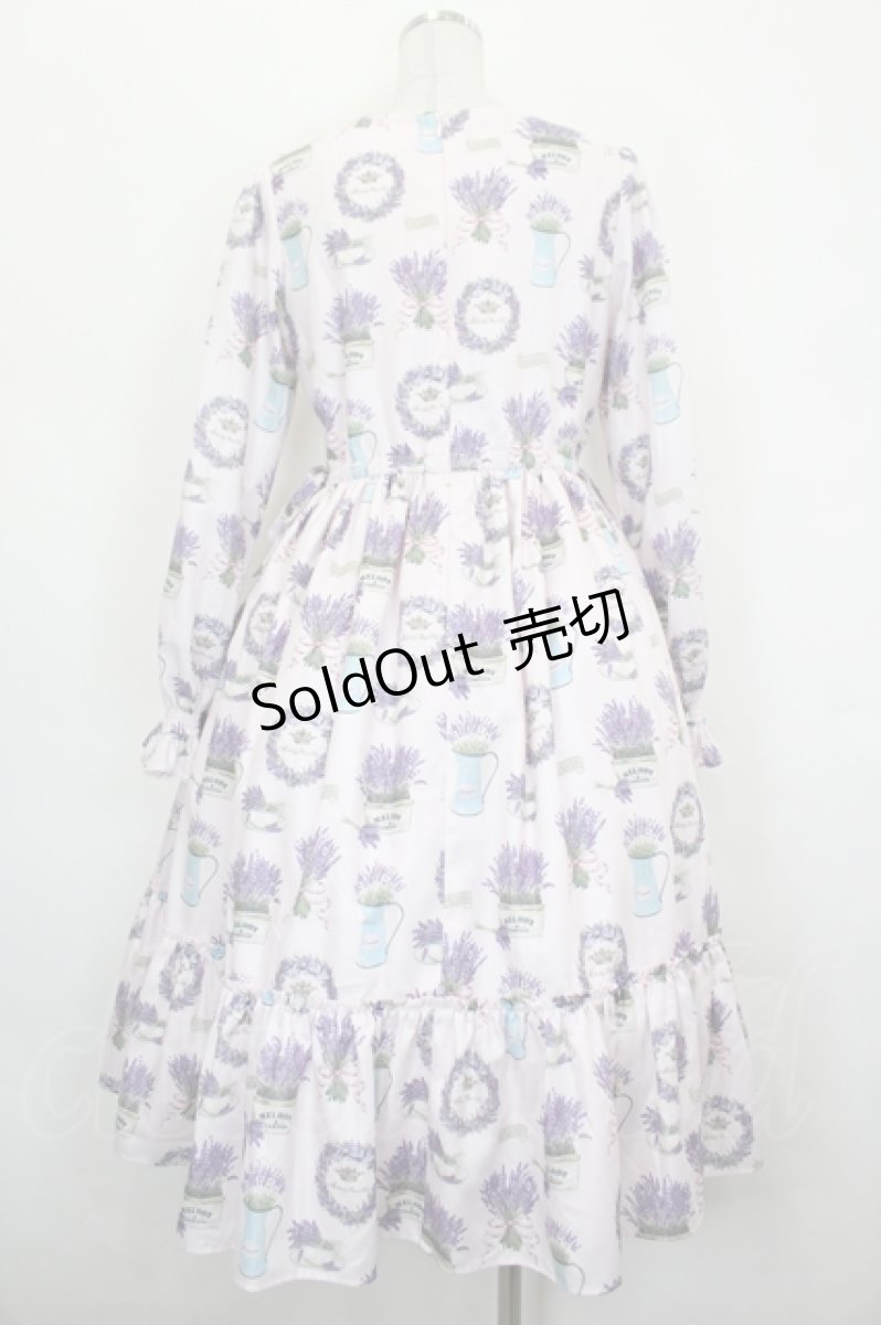 画像2: Melody BasKet / Lavender gardenワンピース M ピンク I-26-07-07-093-LO-OP-SA-ZI (2)