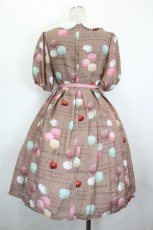 画像2: Leur Getter / Macaron Party袖付きワンピース  チョコ I-26-07-07-094-LU-OP-SA-ZI (2)