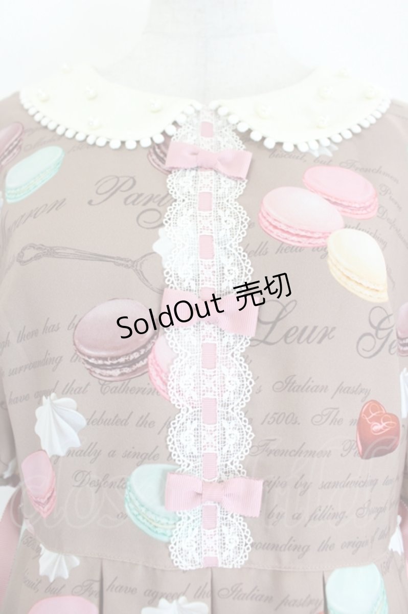 画像3: Leur Getter / Macaron Party袖付きワンピース  チョコ I-26-07-07-094-LU-OP-SA-ZI (3)