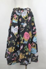 画像2: Jane Marple / キッズバッグスカート  黒 I-26-07-07-102-JM-SK-SA-ZI (2)
